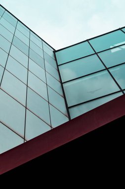 Modern urban architecture upperview