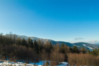 Winter mountains Jesenik, Czech republic.