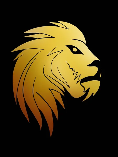 Logo Zlatého Lva Sidlook — Stockový vektor