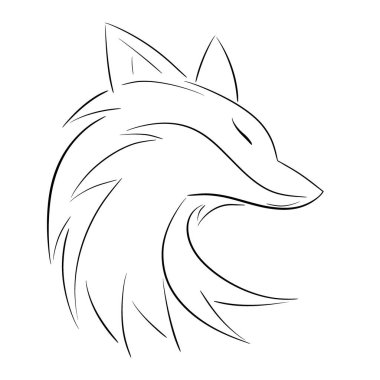 Illustration of fox logo