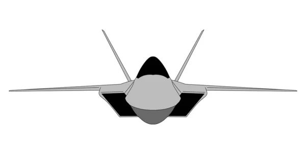 Illustration Jet Fighter Vektor — Stock vektor