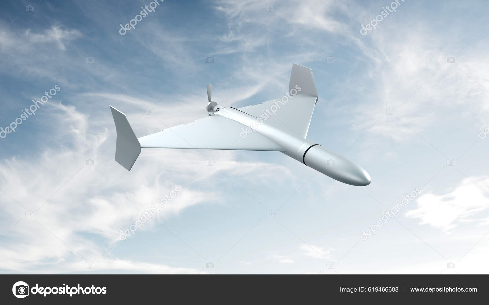 Rendre Drone Kamikaze Vole Vers Bas Pour Bombarder Guerre Ukraine image  libre de droit par martyniykroma@gmail.com © #619466688