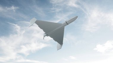 3D İranlı Kamikaze İHA 'yı gökyüzünde uçurdu