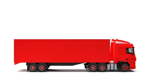 Καθιστούν Logistics Μεταφορά Φορτηγών — Φωτογραφία Αρχείου