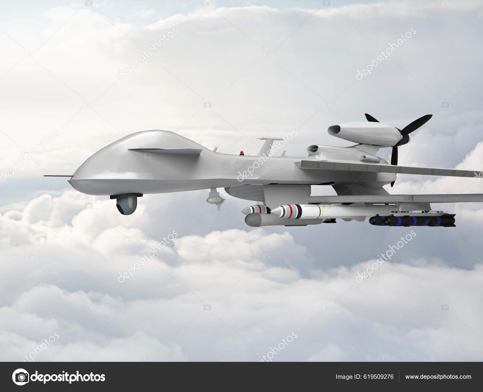 Rendre Avion Drone Bombardier Guerre Ukraine Armes Haute Précision image  libre de droit par martyniykroma@gmail.com © #619509276