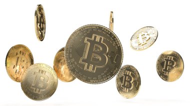 3D Bitcoin ölü düşen bitcoin sikkeleri