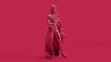 3D renkte, parlak mor kenarlı, kalın renkli.