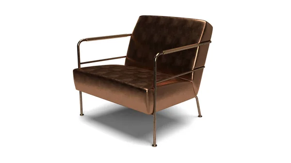 Renderizar Cadeiras Ouro Elegantes Para Eventos Luxo — Fotografia de Stock