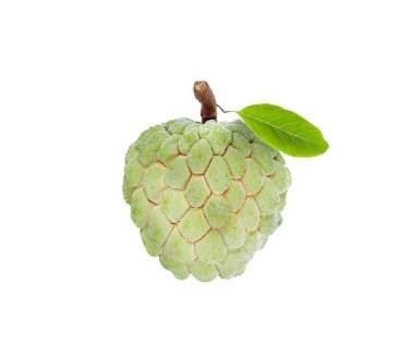 Şeker elma izole beyaz arka plan üzerinde