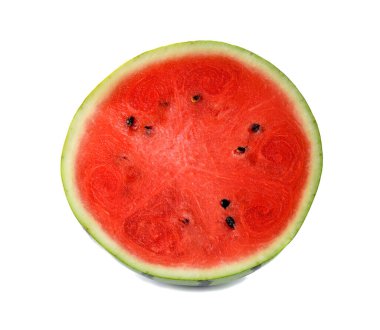 Beyaz arka planda karpuz