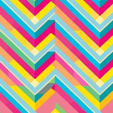 Colorful Pattern With Diagonal Lines Vector Background Style.