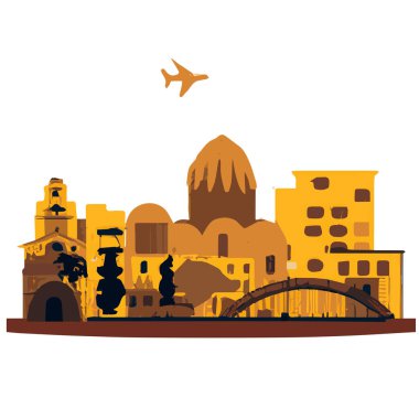  Lefkoşe, Kıbrıs Sanat İllüstrasyonu