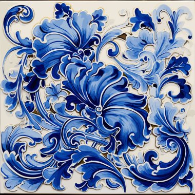 Portekiz azulejo seramik seramiği elle çizilmiş stil