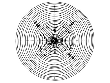 Elle çizilmiş şekilde vektör silahı hedefi