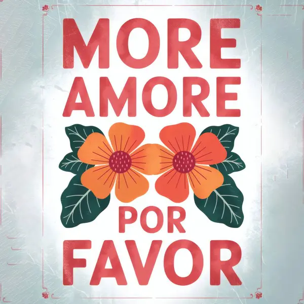 Cesur tipografi ve gür çiçeklerin yer aldığı canlı, el yapımı bir illüstrasyon, sevgi ve nezaketin samimi bir mesajını iletiyor parlak renkler ve kaprisli tasarım sıcaklığı ve pozitifliği çağrıştırıyor, izleyicileri şefkat ve şefkati kucaklamaya davet ediyor.