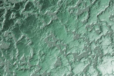 Soyut arka plan, yabancı bir gezegenin dokusu, yabancı bir gezegenin yüzeyinin gerçekçi dokusu, soyut yüzey dokusu. 3d illüstrasyon.