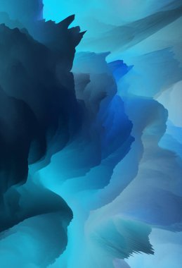 Soyut fantezi geçmişi. 3d illüstrasyon.