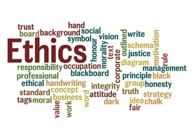 ETHICS kavramlı Kelime Bulutu.