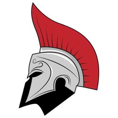 Savaşçı miğferi. Savaşçı gladyatör.