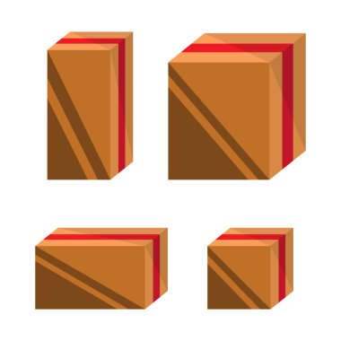 Karton kutular. Kağıt paketler, gönderi