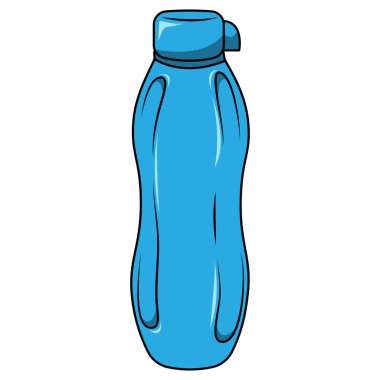 Endonezyalılar tarafından yaygın olarak kullanılan vektör karikatür şişe