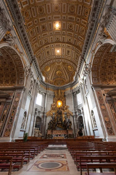 Ρωμη Ιταλια Βασιλικη Δεκεμβριου 2011 Ιταλία Ρώμη Βατικανό Καθεδρικός Ναός — Φωτογραφία Αρχείου