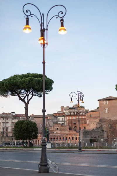Rom Italien Arkitektur Centrum Gata Historiska Byggnader — Stockfoto