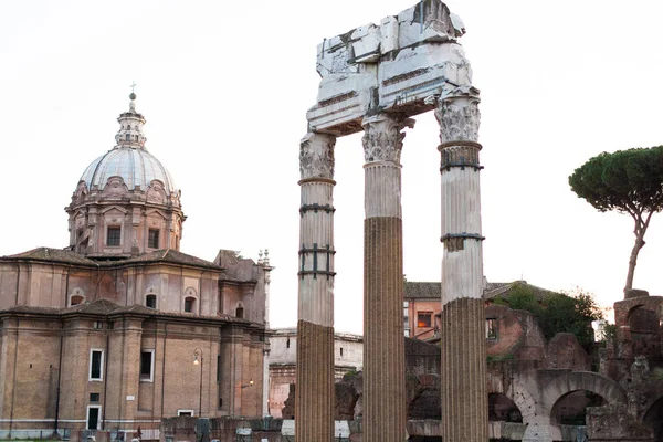 Rom Italien Ruinerna Den Gamla Staden — Stockfoto