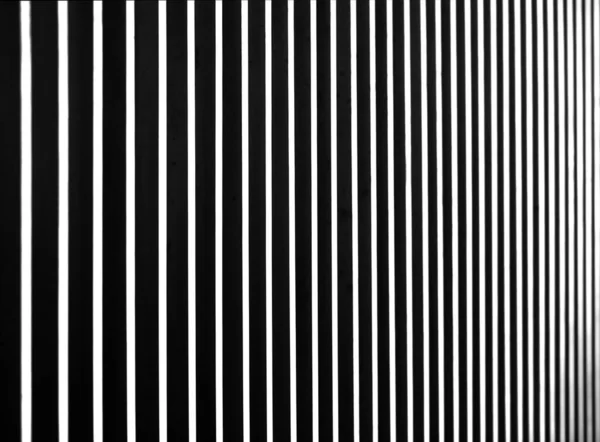 Perspectiva Linhas Paralelas Preto Branco — Fotografia de Stock