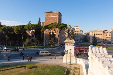 Roma, İtalya, mimari, şehir merkezi, sokak, tarihi binalar