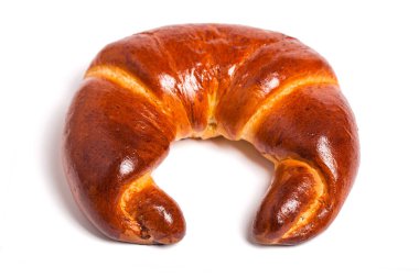 İzole edilmiş tatlı tatlı hilal beyaz arka planda