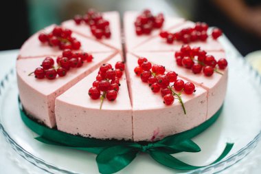 delicious sweet dessert, cake, candy bar on celebration