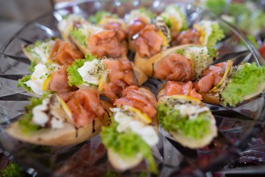 Tablo, yemekler lezzetli tatil snacks olduğunu gurme