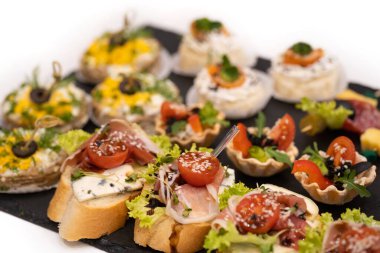 Tablo, yemekler lezzetli tatil snacks olduğunu gurme