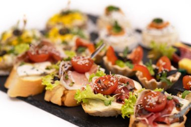 Tablo, yemekler lezzetli tatil snacks olduğunu gurme