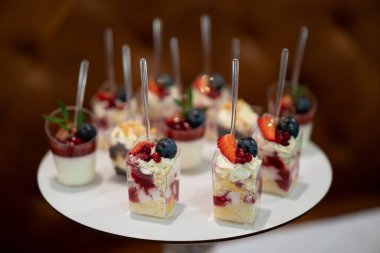 delicious sweet dessert candy bar on celebratio