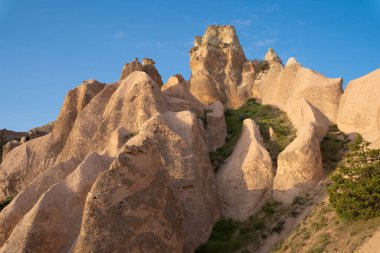 beautiful mountain scenery of Cappadocia