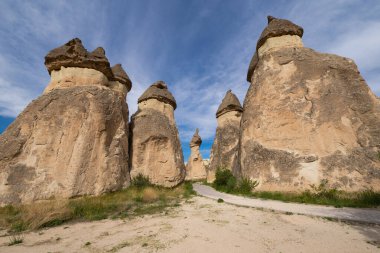 beautiful mountain scenery of Cappadocia