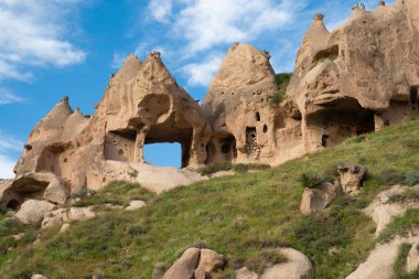 beautiful mountain scenery of Cappadocia