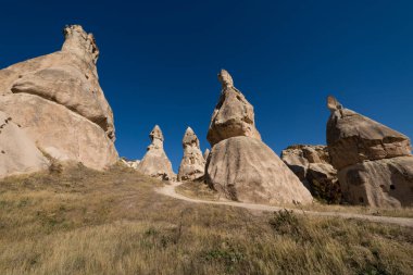 beautiful mountain scenery of Cappadocia