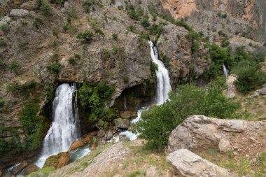 beautiful large waterfall in Turkey Kapuzbasi