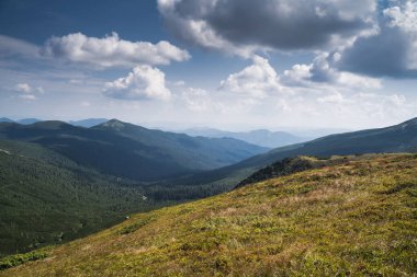 beautiful landscape mountains Carpathians in the Ukraine