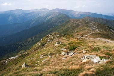 beautiful landscape mountains Carpathians in the Ukraine