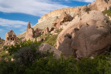 beautiful mountain scenery of Cappadocia