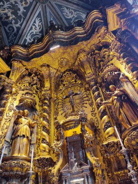 Portekiz 'deki Madeira adasında kilise içi.