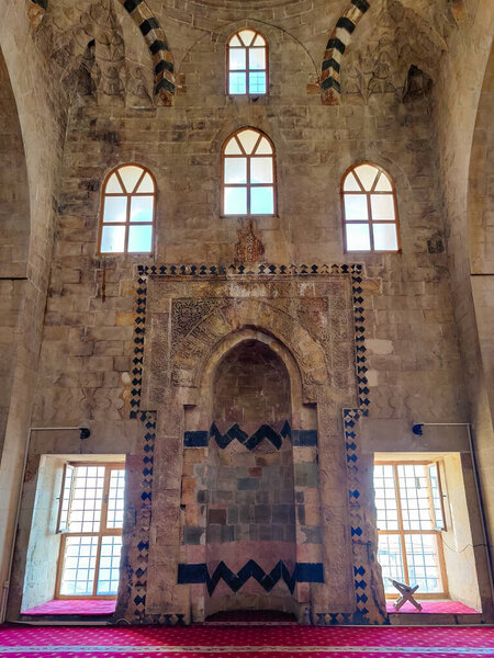 the beautiful architecture of Sultan Isa Medrese in Turkey