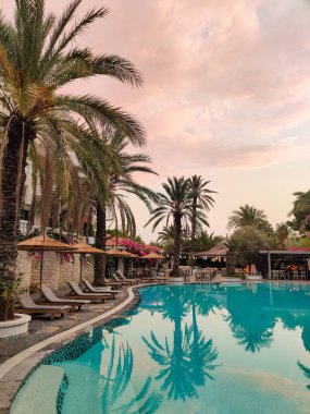 Evin yanında güzel büyük bir yüzme havuzu.