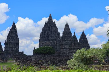 Prambanan Temple in Yogyakarta indonesia. UNESCO world heritage in Indonesia. the biggest hindu temple