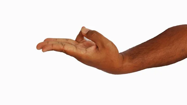 Hand Mudras Includes Mudras Varuna Mudra Gestures Isolated White Background — Stock Photo, Image