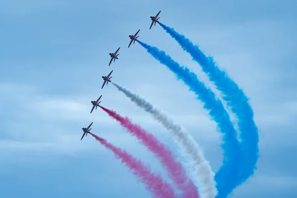 stock image RAF Red Arrows Bournemouth Air Festival 2022